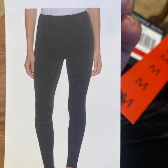 ANDREW MARC Black Leggings Size M - Picture 1 of 5